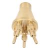Copper Water Fountain Nozzle Direct Spraying Universal Adjust Pool Sprinkler Head for Garden G1