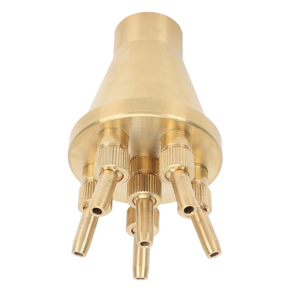 Copper Water Fountain Nozzle Direct Spraying Universal Adjust Pool Sprinkler Head for Garden G1