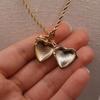 Heart-Shaped Necklace Heart Locket Non-Tarnish Couples Necklaces Lockets Necklace  for Women