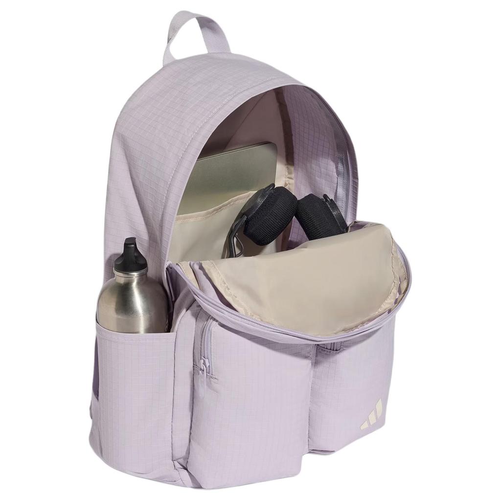 Adidas Campus Plaid Fabric Backpack Women's Light Purple IA8938