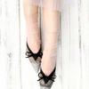 Women Dot Fashion Chiffon Tulle Socks Dress Socks Glass Stockings Nylon