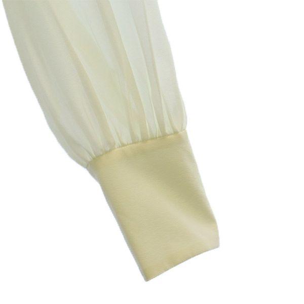 unused SNIDEL Long sleeve Volume frills blouse F white SWFB231120 Women Used