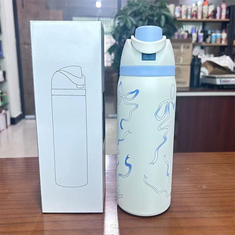 Cartoon Insulated Stainless Steel Straw Cup