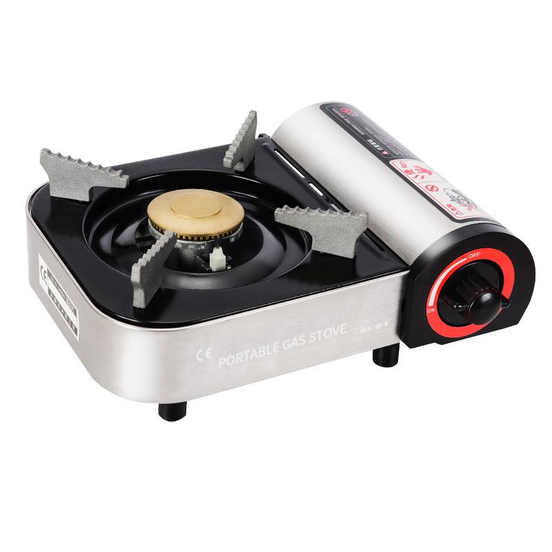 Butane Camping Stove Adjustable Single-Burner Butane Stove Windproof Cassette Stove For Camping&Tailgating Hiking Emergency