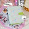 Heart-shaped PU Leather Card Holder A5 Scrapbook for Celebrity Fans Memory Storage and Pocards Large Capacity Po Album