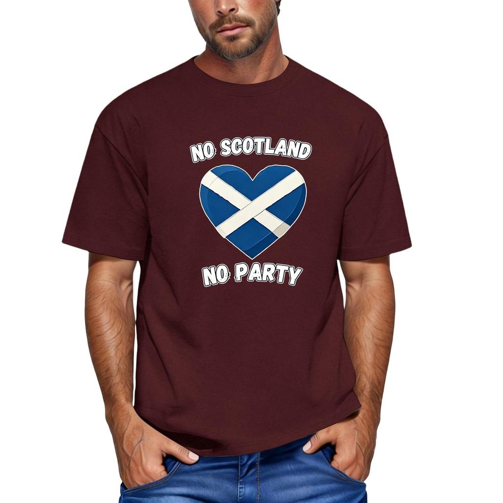 Men's Casual Short Sleeve Neck T-Shirt with Soccer Graphic Design