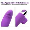 Silicone Rechargeable Bullet Finger Jump Egg Vibrator Female Appliance Masturbator Sex Toy Supplies Vibrator