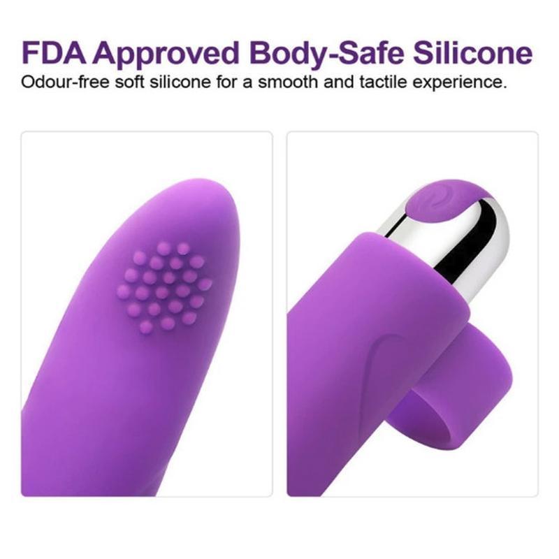 Silicone Rechargeable Bullet Finger Jump Egg Vibrator Female Appliance Masturbator Sex Toy Supplies Vibrator