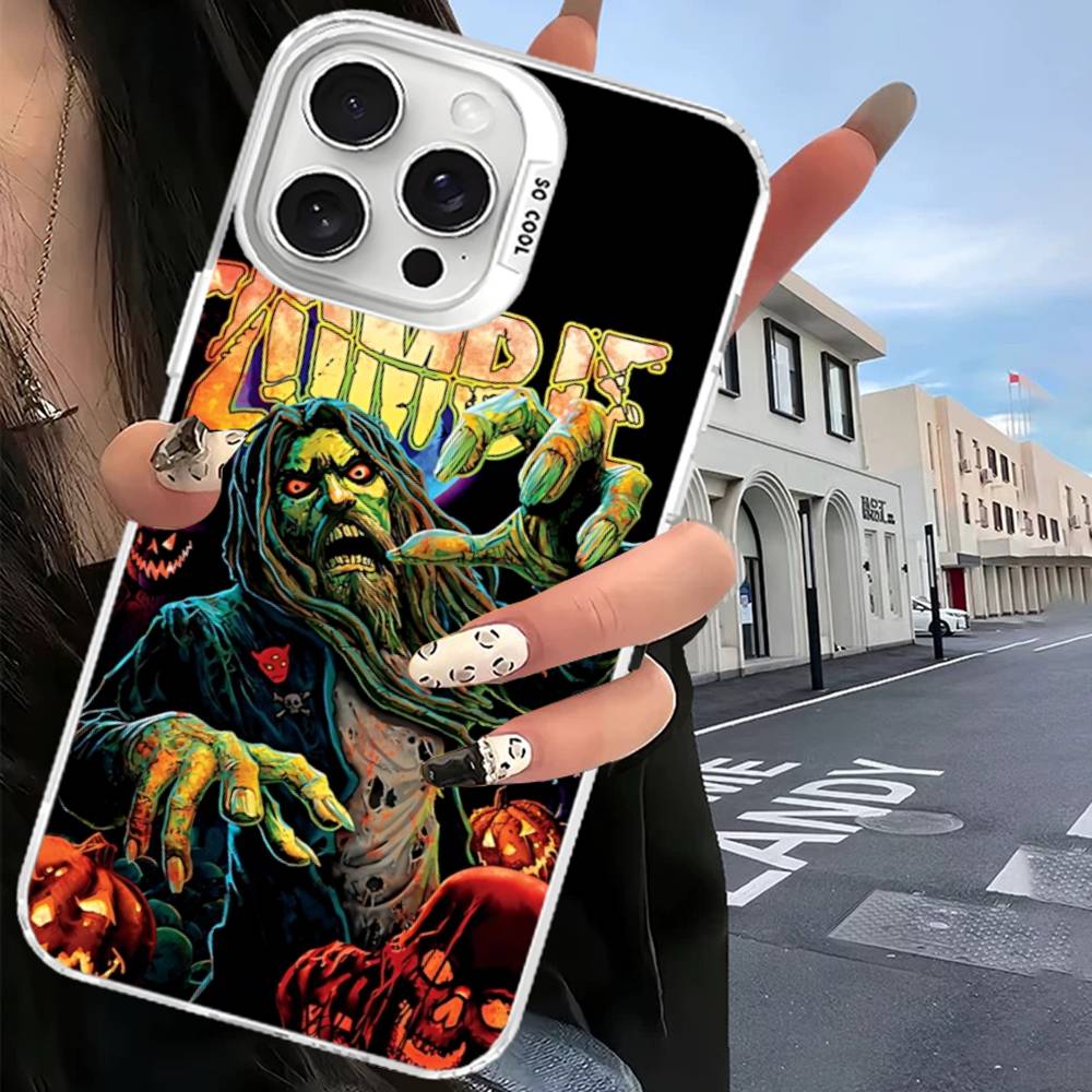 R-Rob Singer Z-Zombie Heavy Metal Band Phone Case For IPhone 17 16 Plus Pro Max 15 14 13 12 11 Matte Colorful Covers