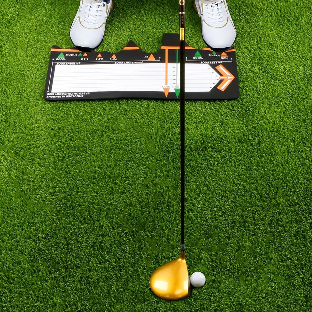Golf Training Mat Postures Assistance Golf Swing Stand Mats Golf Swing Corrector Trainer Practice Mat Easy To Use