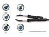 LOOF Schneller Hitzeschmelzgerät für Haarverlängerungen mit konstanter Temperatur, 618 Zange, Clips, Europäische & Amerikanische Stecker