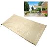 Voile d'ombrage imperméable Bloc UV Protection Pare-soleil Auvent pour Patio Jardin Extérieur Installation 3.6x3.6m