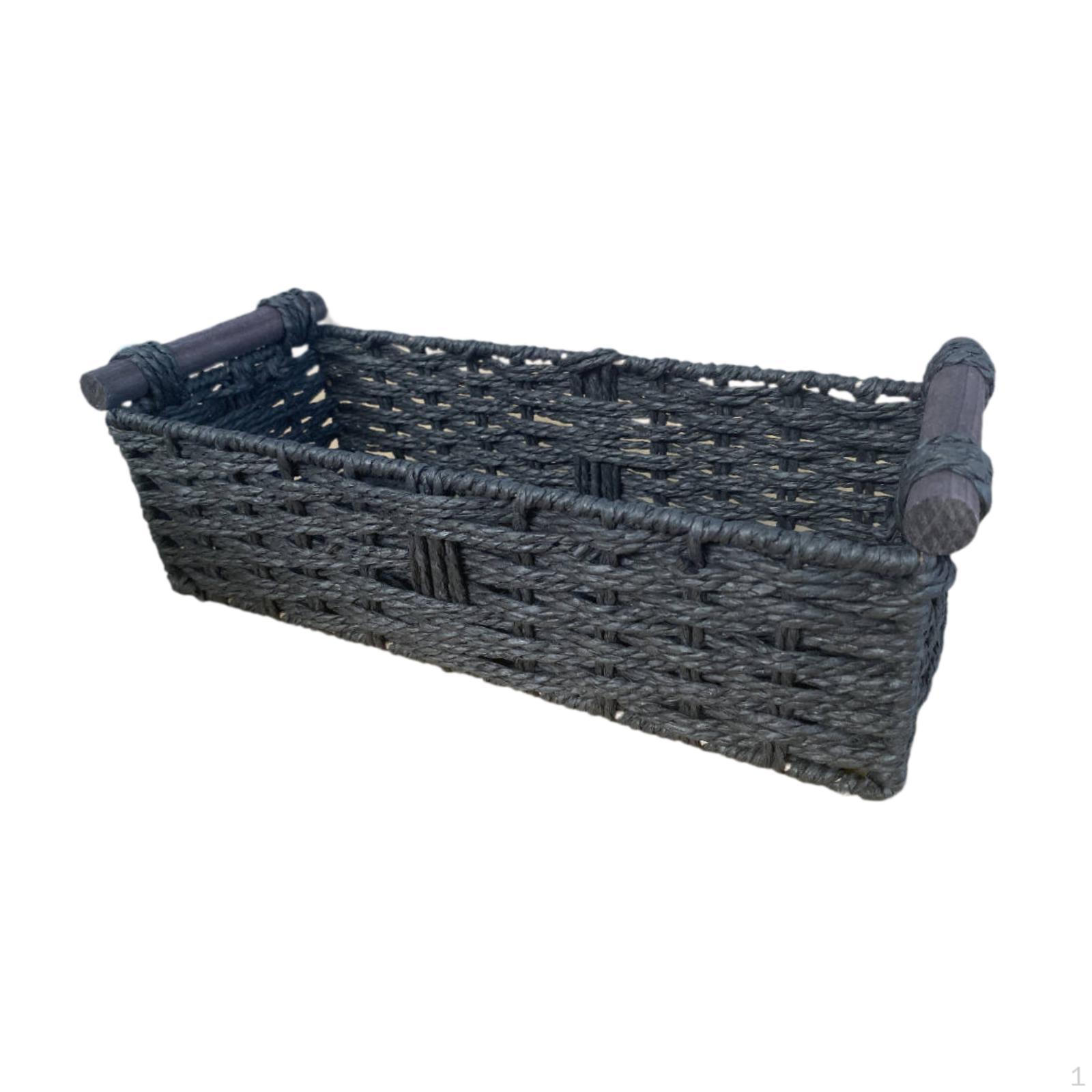 

Корзина для хранения, шкаф, органайзер, ящик, декоративная полка, туалетная бумага для всякой всячины, напитков чёрный