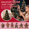 3D Resin Ornaments Cute Xmas Hanging Ornaments With Strings Hanging Christmas Tree Figurines Pendant For Xmas Home Party Holiday Decorative