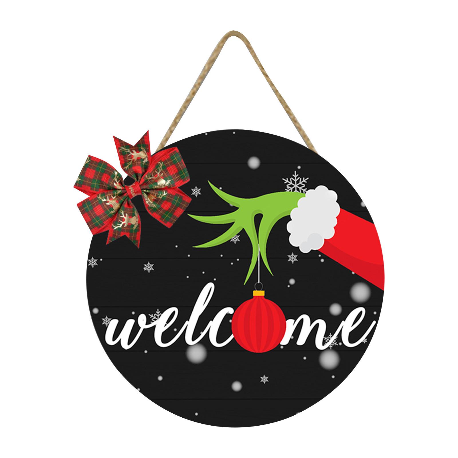 Front Door Decor, Merry Christmas, Door Hanger, Christmas Decor, Door Wreath, Gift, Home Decor, Merry Christmas Sign
