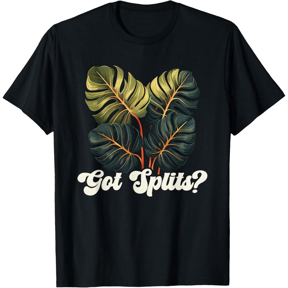 Monstera Plant Lover Houseplant Philodendron Gardening T-Shirt S чёрный
