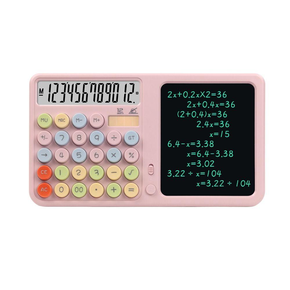 Large LCD Display Scientific Calculator Dual Power Supply 12-Digit Calculator  Students