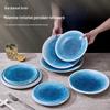 Durable Melamine Porcelain-Style Plates for Hot Pot, Side Dishes, Stir-Fry, Steak, Pasta, and BBQ Grills