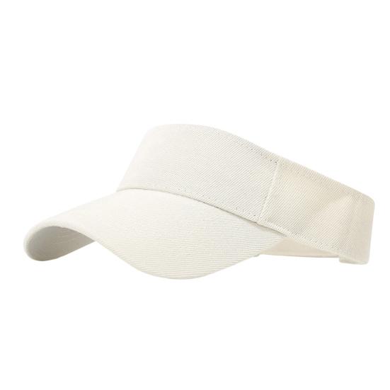 Summer Sun Hat, Visor Hat for Men And Women, Open Top Extended Curved Brim UV Protection Hat, Adjustable Elastic Band Hat for Sports Tennis Golf
