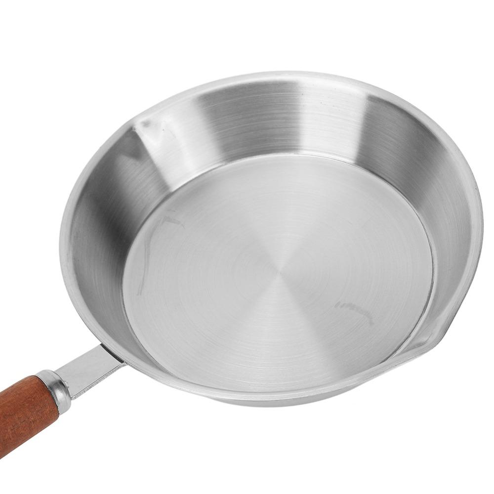 Stainless Steel Egg Pan Nonstick Breakfast Skillet Butter Warmer Frying Pan  Household