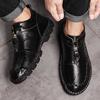 865 handmade sole single boots soft sole short boots men's shoes retro dad boots ethnic style shoes