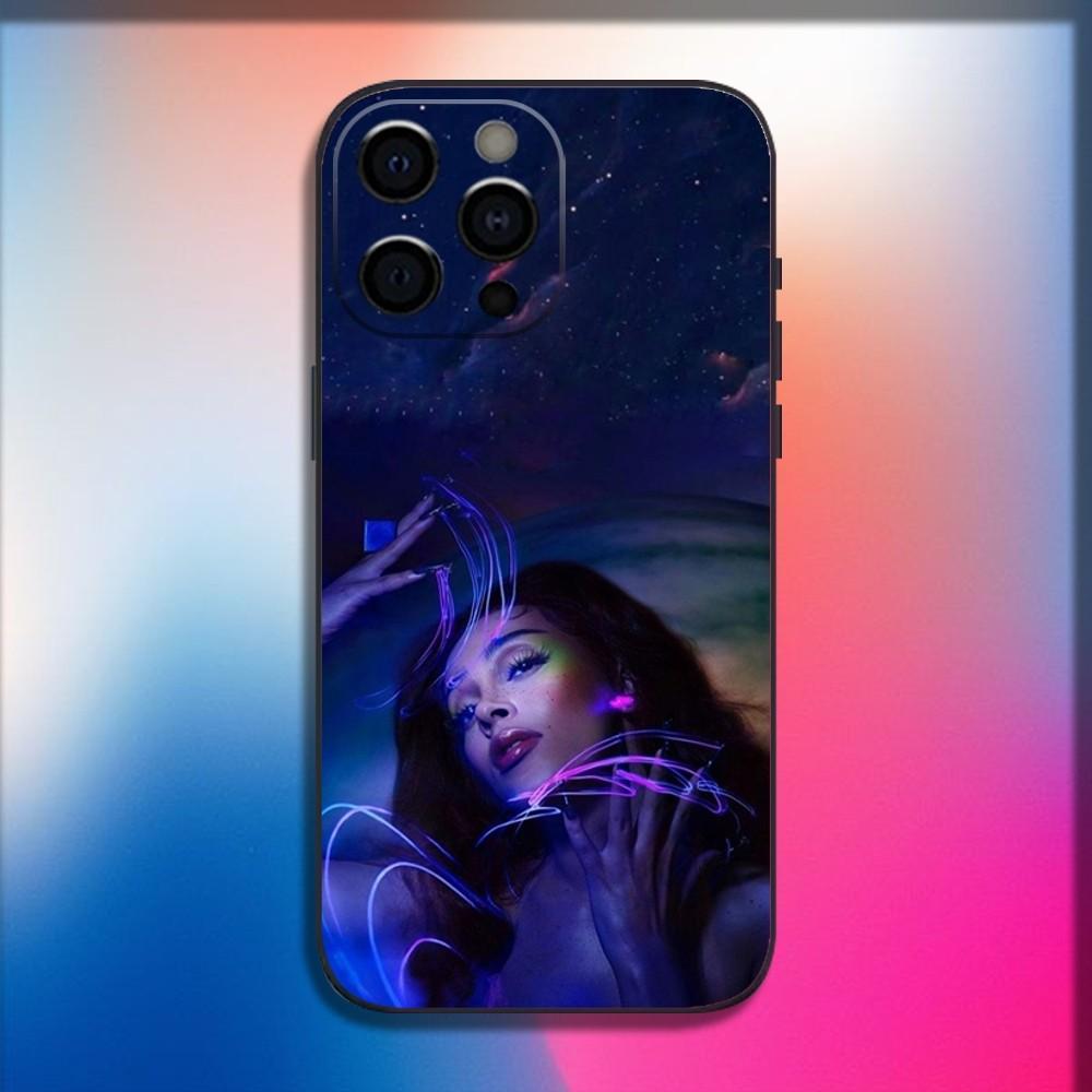 Singer D-Doja Cat Phone Case For iPhone 16,15,14,13,12,11,Pro,X,XS,Max,XR,Plus,Mini Soft Black Cover
