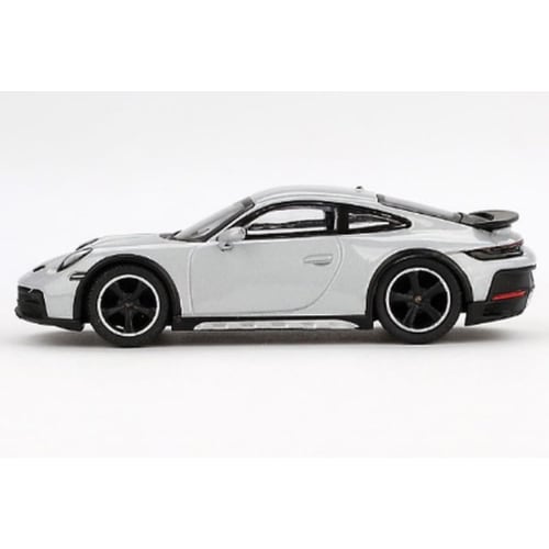 MINI GT 1/64 Scale Porsche 911 Dakar Ice Gray Metallic (Left-Hand Drive) Finished Model MGT00891-L