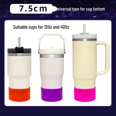 Thickened Silicone Thermos Cup Sleeve: Outdoor Sports Water Bottle Protection, Wear-Resistant and Insulating.