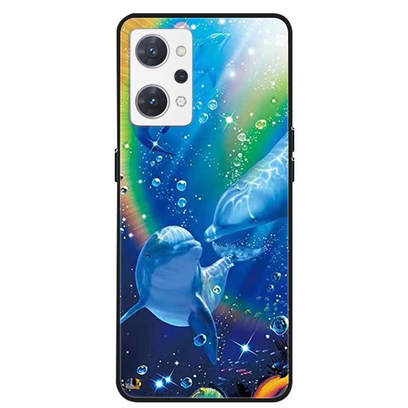 For Oppo Reno 7A 9A Case Phone Cover Soft Silicone Shockproof TPU Funda On For Oppo Reno9 A 5G Protection Capa Reno7 A / Reno9A