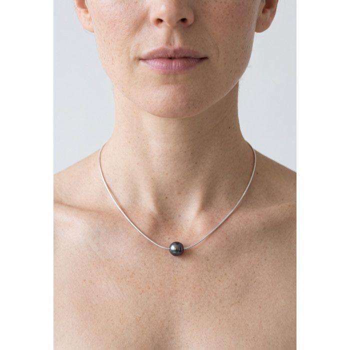 Collier - Pearls & Colors - Perle de Culture d'Eau Douce AAA+ - 9-10 mm - Argent 925 - Femme