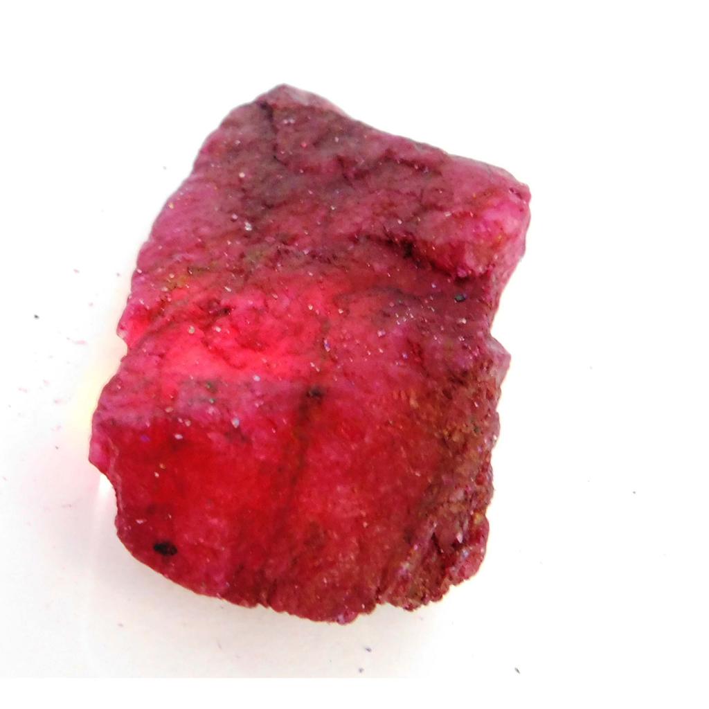 Natural Earth Mined 550 Ct Red Ruby Huge Rough Loose Gemstone CERTIFIED AZ-257