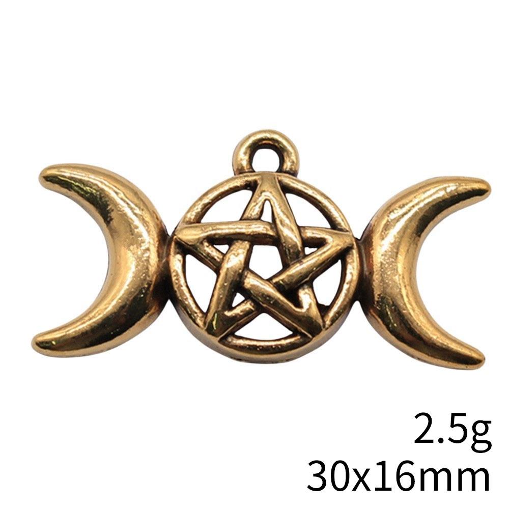 Sun Charm Moon Star Pendant Alloy Charms For Celestial Space Theme DIY Bracelet Necklace Jewelry Making Supplies For