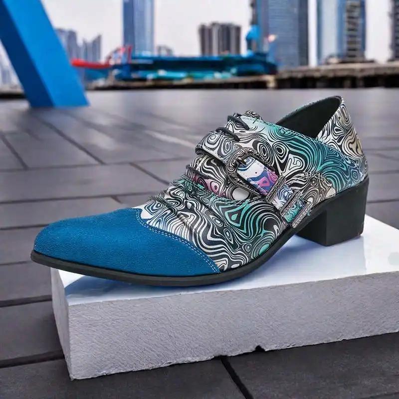 Fashion Formal Colorful Shoes For Men Loafers Blue Tennis Man Original Brands Sneakers Sports Flatas Dropshiping Tenisky