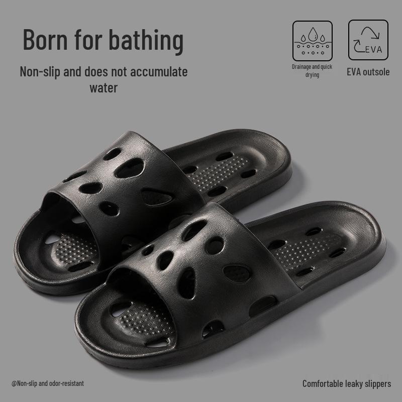 Non-Slip EVA Bathroom Slippers: Odor-Free Indoor Sandals for Men and Women