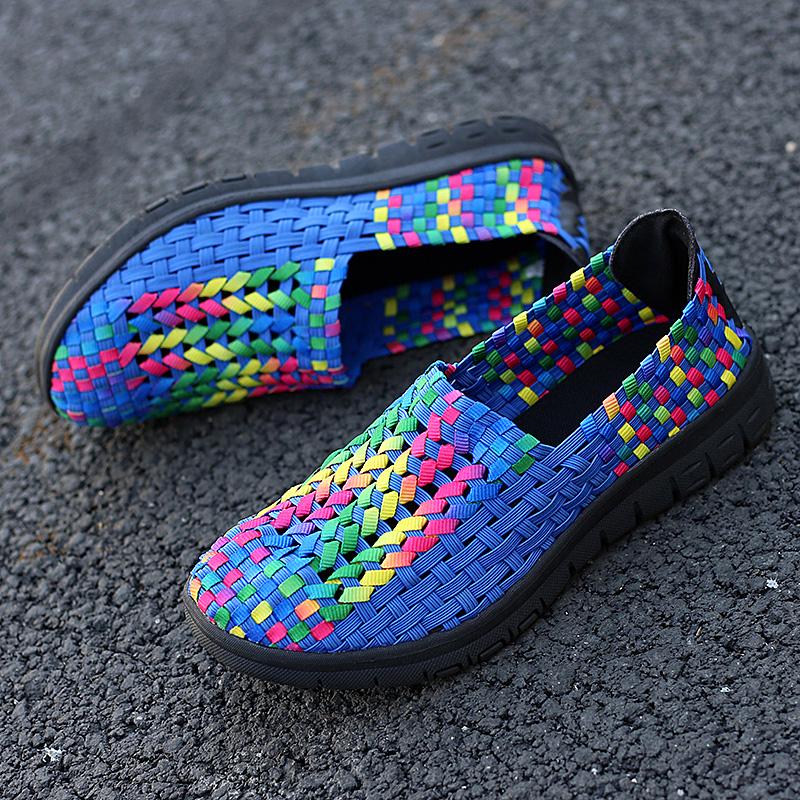 Summer Women Sneakers Comfort Casual Nurse Plus Size Flats Loafers Soft Beach Walking Sports Shoes Lightweight Slip On