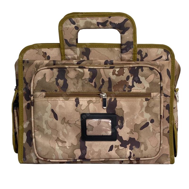 Winter Camouflage Ink Wash Laptop Briefcase
