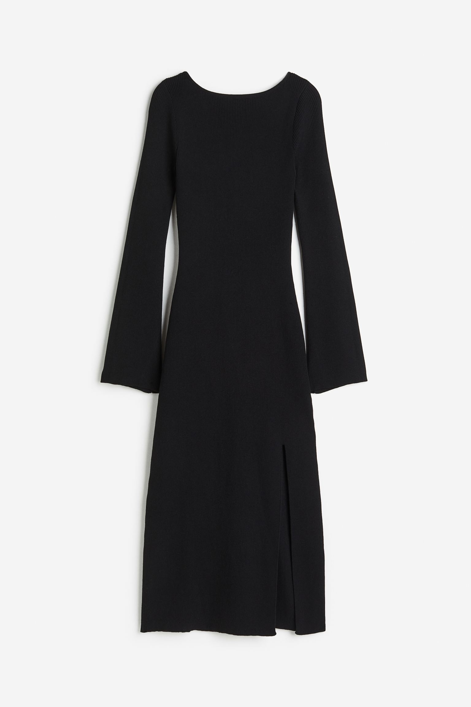 

Rib-knit bodycon dress