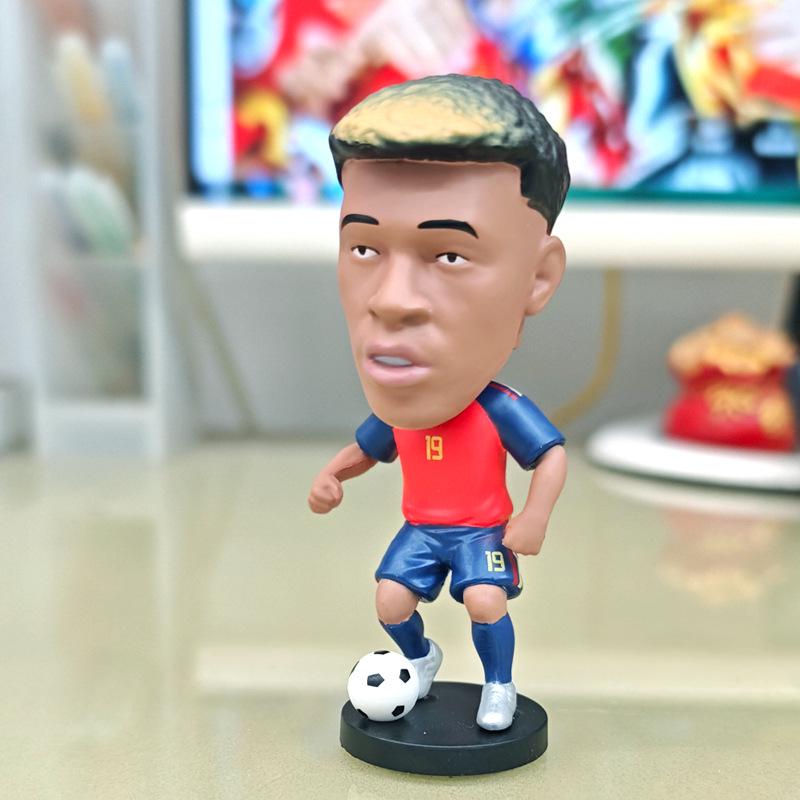 CR7 & Neymar Bobblehead Doll - Football Star Car Ornament Gift for Boys