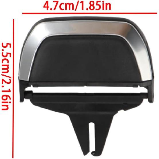 Riloer Front Air Conditioning Vent Replacement Tab Front, 2016-2021 Compatible with BMW G12 7 Series, Clip on A/C Fresh Air Grille AC Vent Outlet Tab