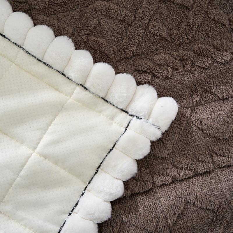 Premium One-Piece Sofa Cushion Autumn And Winter Plush Seat Cushion Does Not Lose Fur, Sofa Cover Cloth Towel Winter New Cover
