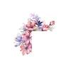1pc Romantic Beautiful Flowers Children's Room Bedroom Home Decoration Switch Wall Sticker Self-adhesive Wallpaper