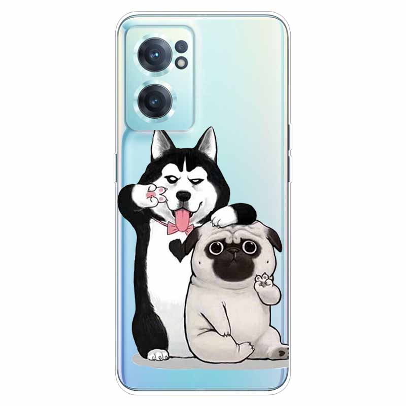 Phone Case For OnePlus Nord CE 2 5G Cover TPU Silicone Soft Cartoon Clear Case for One Plus 10 Pro / CE2 5G Transparent Coque