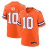 NFL Denver Broncos 10 Bo Nix Football Jersey Short Sleeve Men