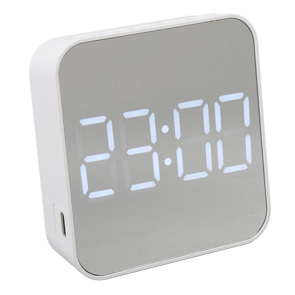 LED Digital Clock 2 Alarm Settings Multifunctional Small Electronic Alarm Clock with Temp Date Display for Bedroom