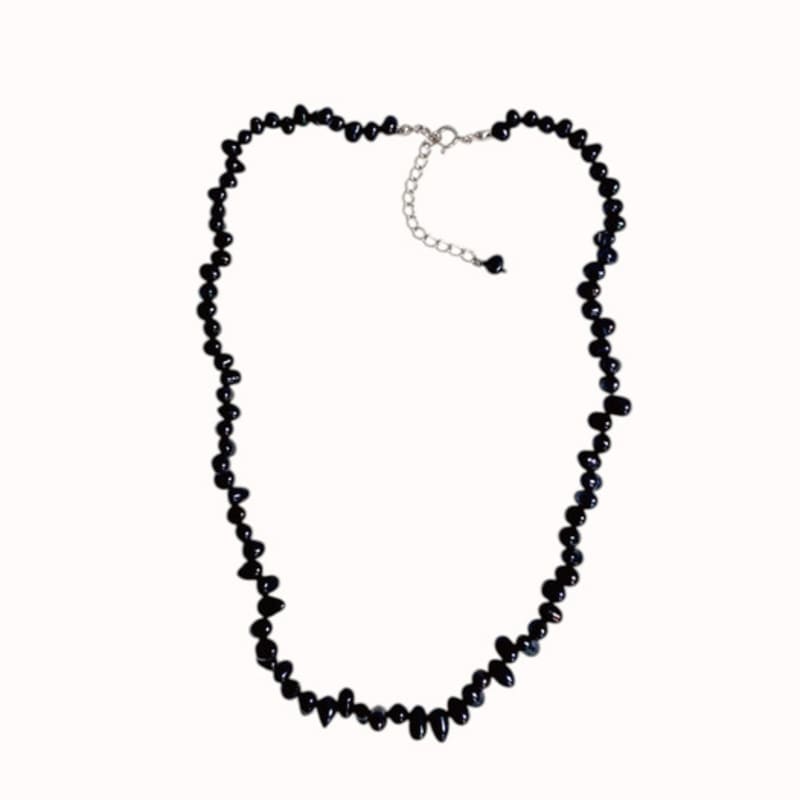 Objet213 Classic Black Pearl Necklace
