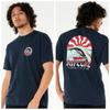 New Ripcurl Letter Print Men's T-shirt Short-sleeved Summer Outdoor Sports Surfing Short-sleeved Fitness Short-sleeved T-shirt