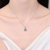 Korean Starry Sky Moissanite Necklace, S925 Sterling Silver, Luxury Design