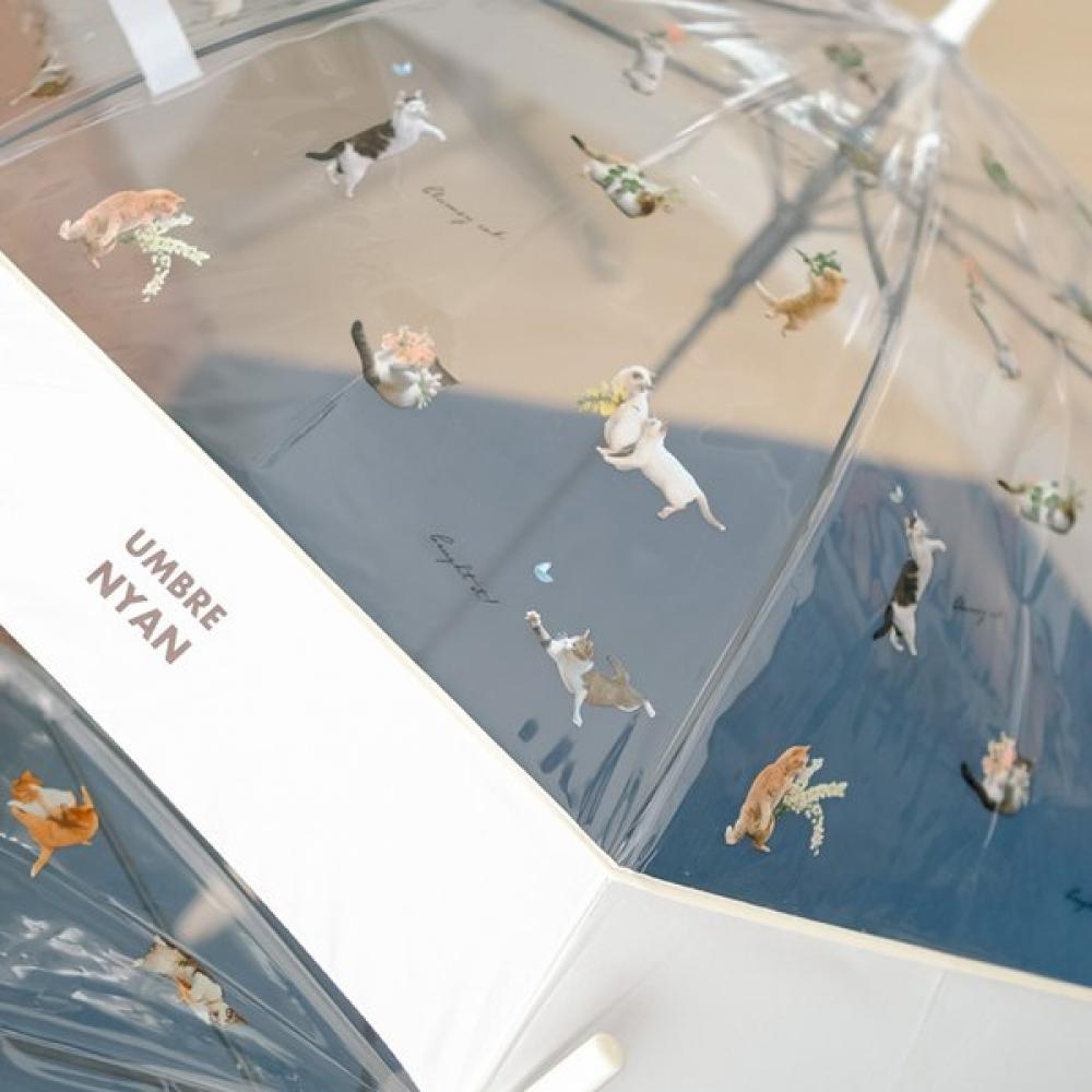 WPC Kedi Şeffaf Şemsiye Pt Om05 001