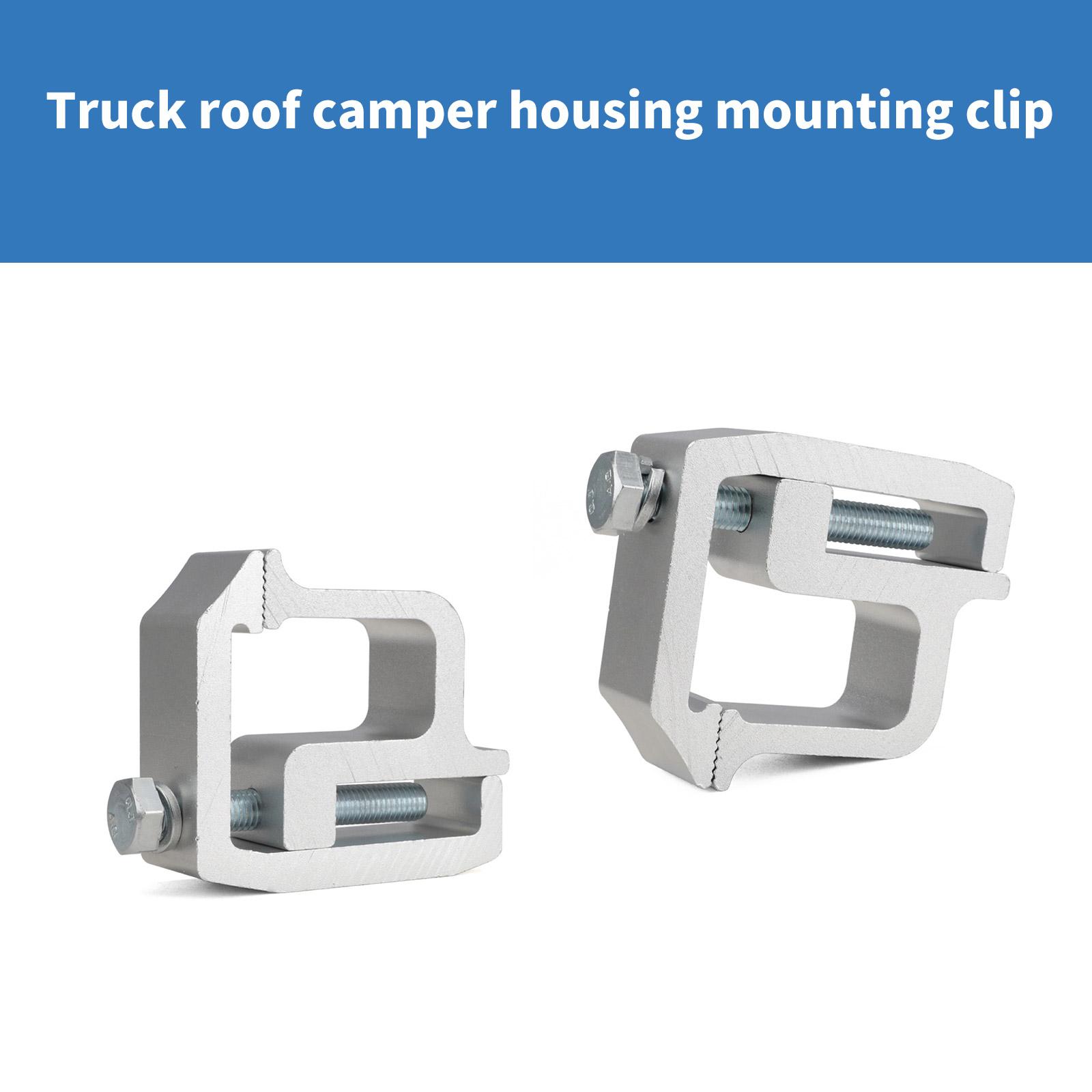 

6Pcs/Pack Mounting Clamps Truck Caps Clamps Aluminum Truck Clamps Heavy Duty Clamp Truck Accessories 6 pack серебряный