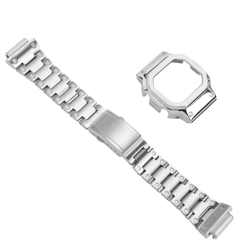 DW-H5600 Metallgehäuse+Armband Für Casio 3516 DW-H5600 Armband H5600 Stahlgehäuse Metallarmband für Herren H5600 MOD-Kit Zubehör